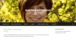 Desktop Screenshot of martinabittnerova.cz