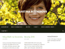 Tablet Screenshot of martinabittnerova.cz